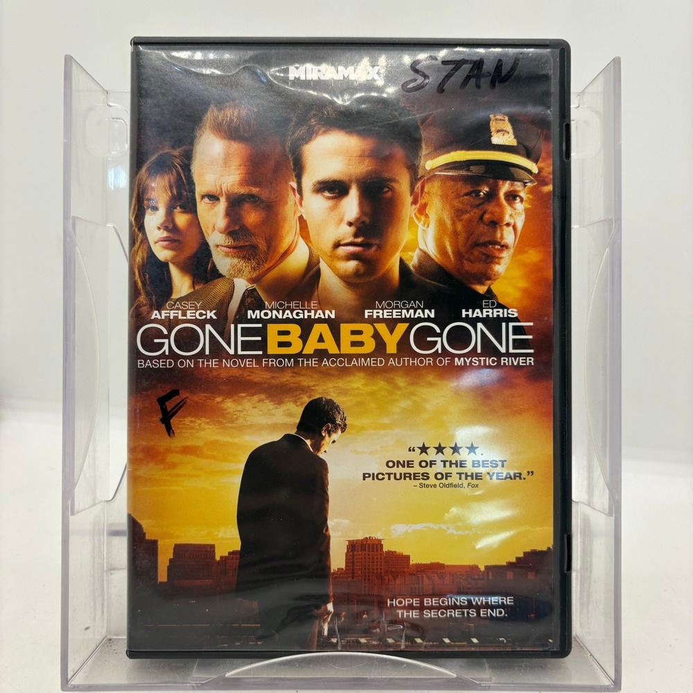 Gone Baby Gone DVD 2008 Miramax Crime Drama Casey Affleck Morgan Freeman R Rated